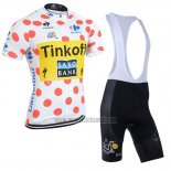 2014 Abbigliamento Ciclismo Tour de France Saxobank Lider Bianco e Rosso Manica Corta e Salopette
