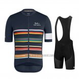 2019 Abbigliamento Ciclismo Paul Smith Rapha Spento Blu Manica Corta e Salopette