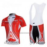 2012 Abbigliamento Ciclismo Nalini Rosso e Bianco Manica Corta e Salopette