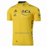 2016 Abbigliamento Ciclismo Tour de France Giallo Manica Corta e Salopette