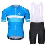 2021 Abbigliamento Ciclismo Steep Blu Manica Corta e Salopette(2)