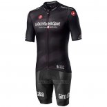 2020 Abbigliamento Ciclismo Giro d'Italia Nero Manica Corta e Salopette