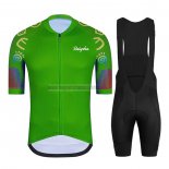 2021 Abbigliamento Ciclismo Ralph Verde Manica Corta e Salopette
