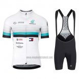 2020 Abbigliamento Ciclismo Assos Bianco Blu Nero Manica Corta e Salopette