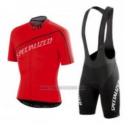 2015 Abbigliamento Ciclismo Specialized Aceso Rosso Manica Corta e Salopette