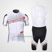 2012 Abbigliamento Ciclismo Northwave Nero e Bianco Manica Corta e Salopette