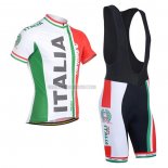 2021 Abbigliamento Ciclismo Italia Rosso Verde Manica Corta e Salopette