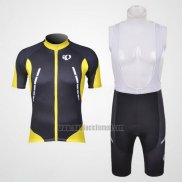2011 Abbigliamento Ciclismo Pearl Izumi Nero e Giallo Manica Corta e Salopette