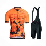 2021 Abbigliamento Ciclismo Castelli Arancione Manica Corta e Salopette