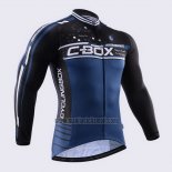 2015 Abbigliamento Ciclismo Fox Cyclingbox Blu Manica Lunga e Salopette