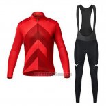 2020 Abbigliamento Ciclismo Mavic Rosso Manica Lunga e Salopette
