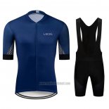 2020 Abbigliamento Ciclismo Le Col Blu Manica Corta e Salopette