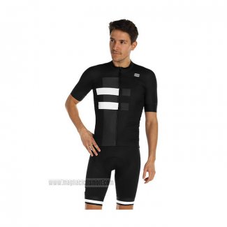 2021 Abbigliamento Ciclismo Sportful Nero Bianco Manica Corta e Salopette
