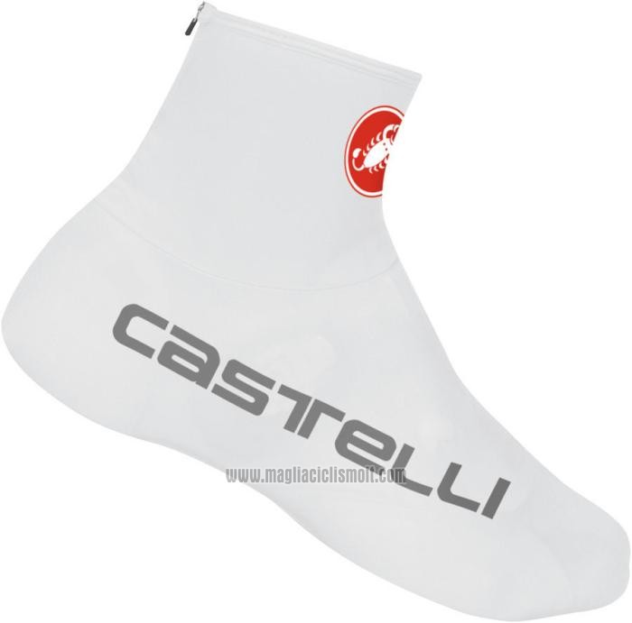 2014 Castelli Copriscarpe Ciclismo Bianco
